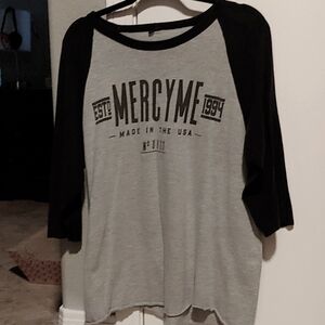 Mercy Me raglan style shirt